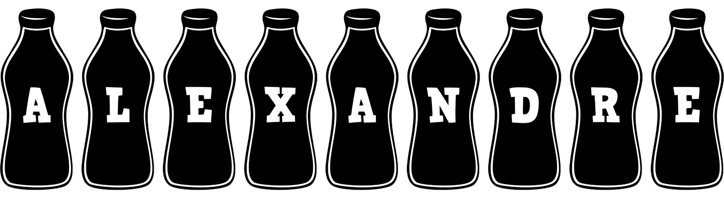 Alexandre bottle logo