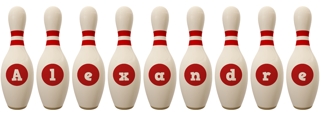 Alexandre bowling-pin logo