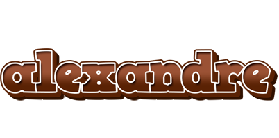 Alexandre brownie logo