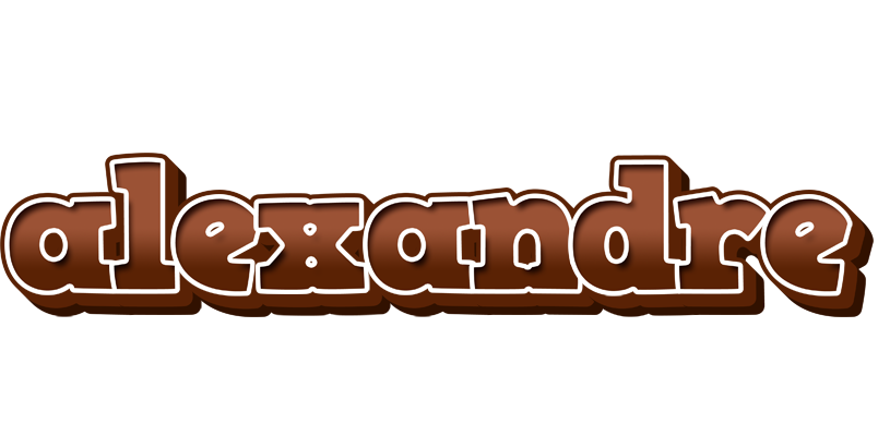 Alexandre brownie logo
