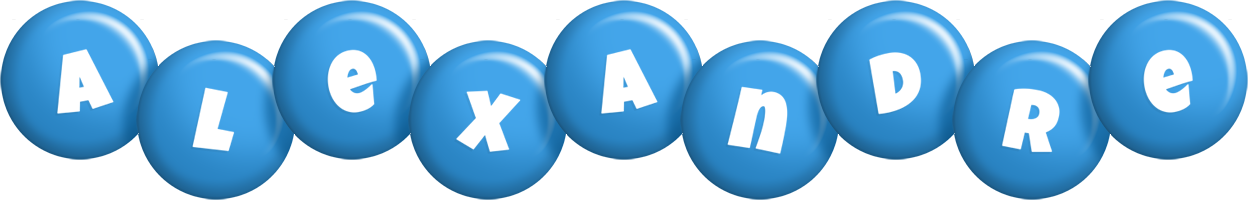 Alexandre candy-blue logo