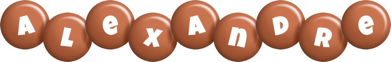 Alexandre candy-brown logo