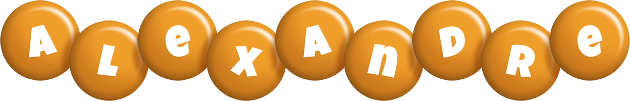 Alexandre candy-orange logo