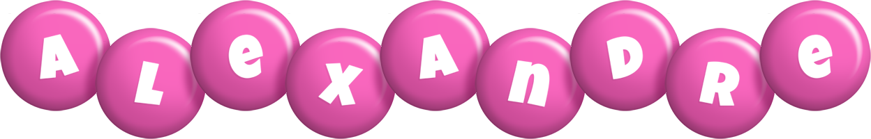 Alexandre candy-pink logo