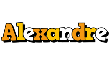 Alexandre cartoon logo