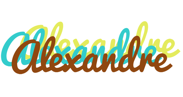 Alexandre cupcake logo