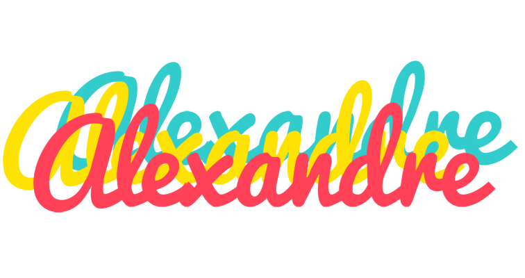 Alexandre disco logo