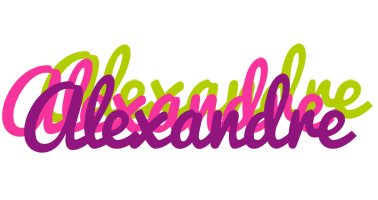 Alexandre flowers logo