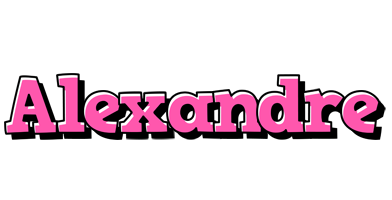 Alexandre girlish logo