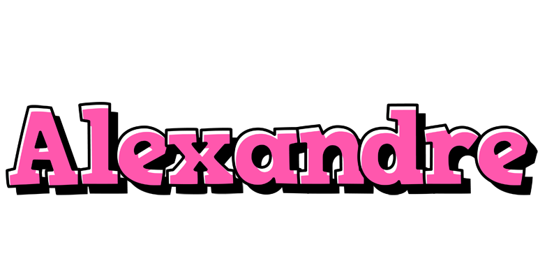 Alexandre girlish logo