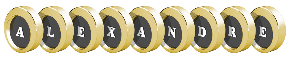 Alexandre gold logo