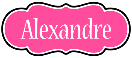 Alexandre invitation logo