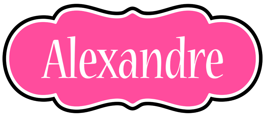 Alexandre invitation logo