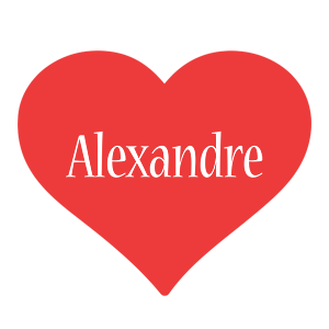 Alexandre love logo