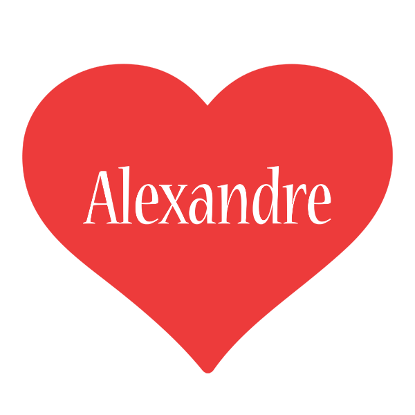 Alexandre love logo