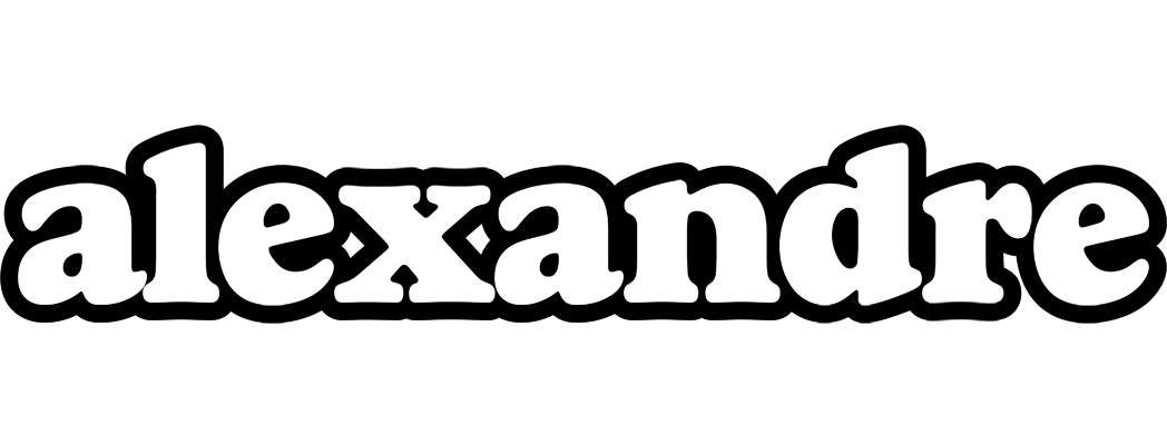 Alexandre panda logo