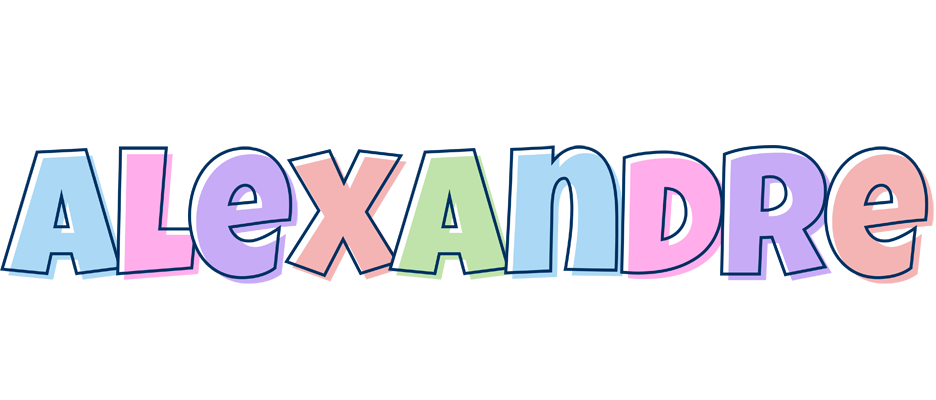 Alexandre pastel logo
