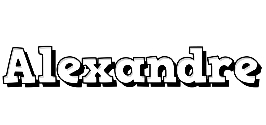 Alexandre snowing logo