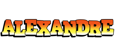 Alexandre sunset logo