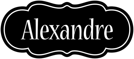 Alexandre welcome logo