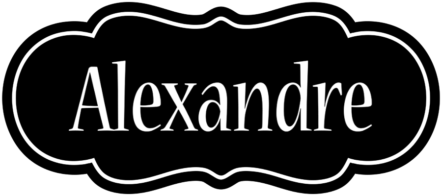 Alexandre welcome logo