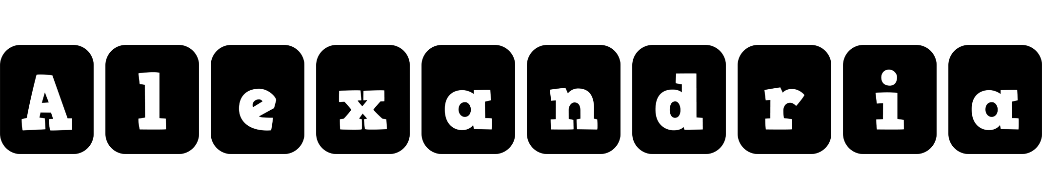 Alexandria box logo
