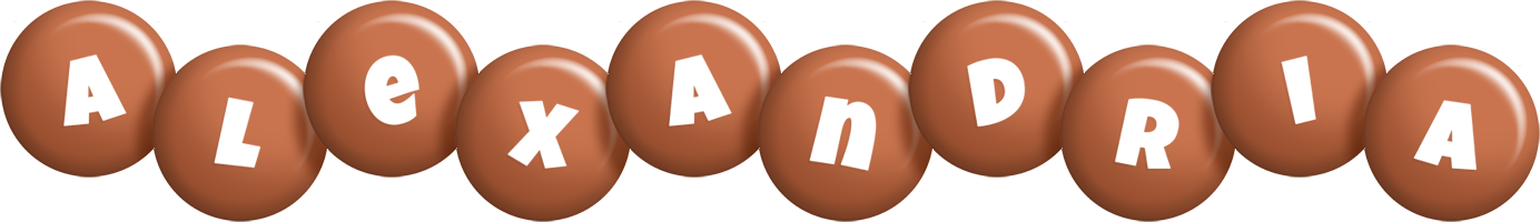 Alexandria candy-brown logo