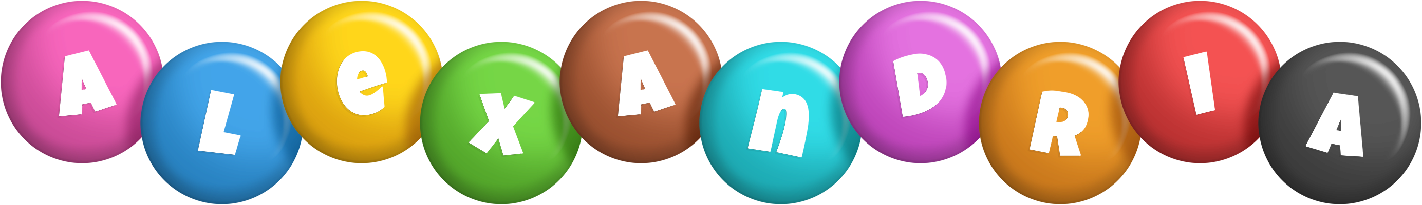 Alexandria candy logo