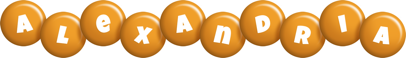 Alexandria candy-orange logo