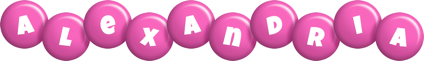 Alexandria candy-pink logo