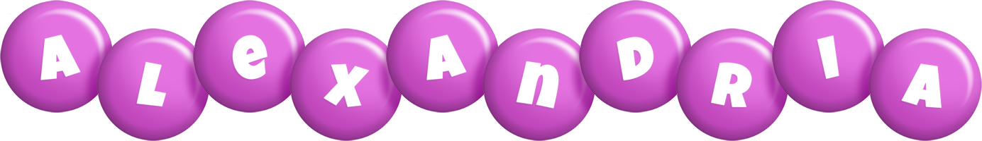 Alexandria candy-purple logo