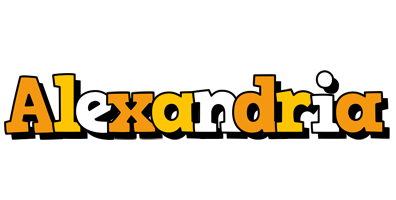 Alexandria cartoon logo