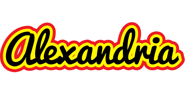 Alexandria flaming logo
