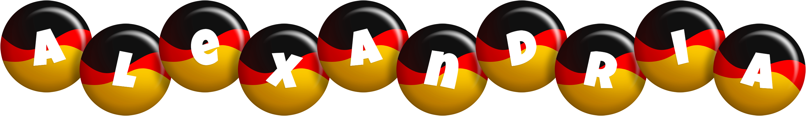 Alexandria german logo