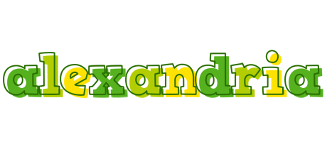 Alexandria juice logo