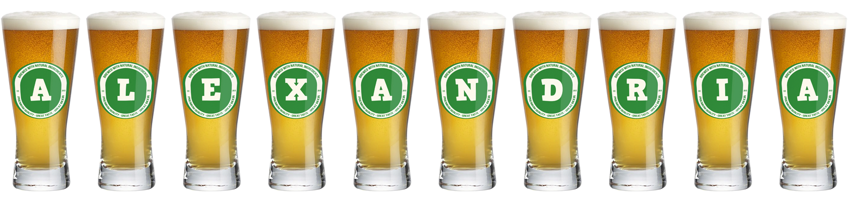 Alexandria lager logo