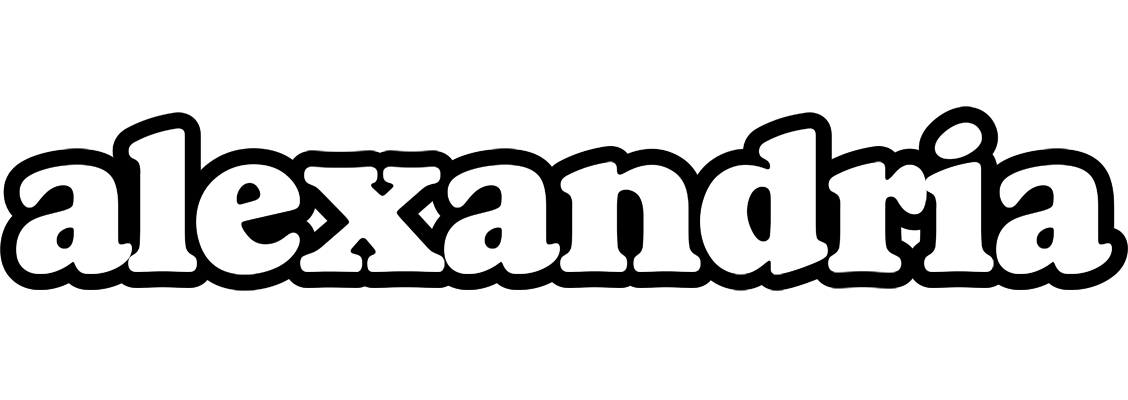 Alexandria panda logo