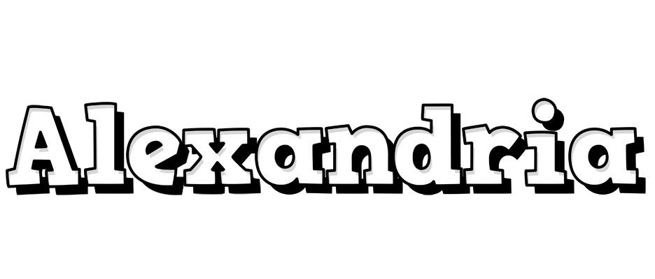 Alexandria snowing logo