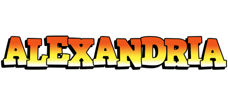 Alexandria sunset logo