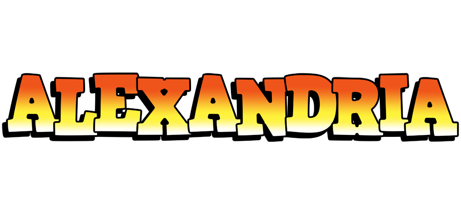 Alexandria sunset logo