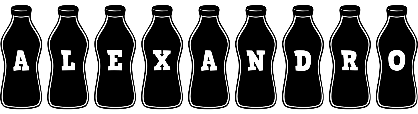 Alexandro bottle logo