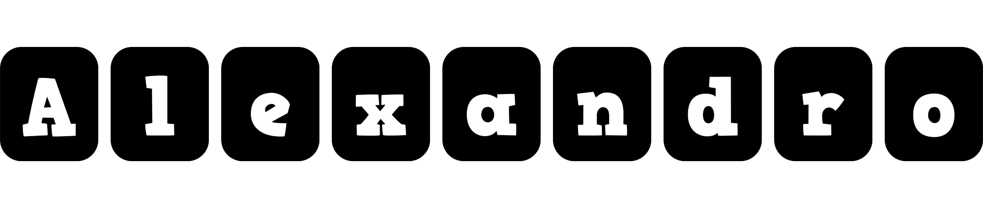Alexandro box logo