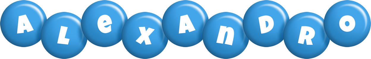 Alexandro candy-blue logo