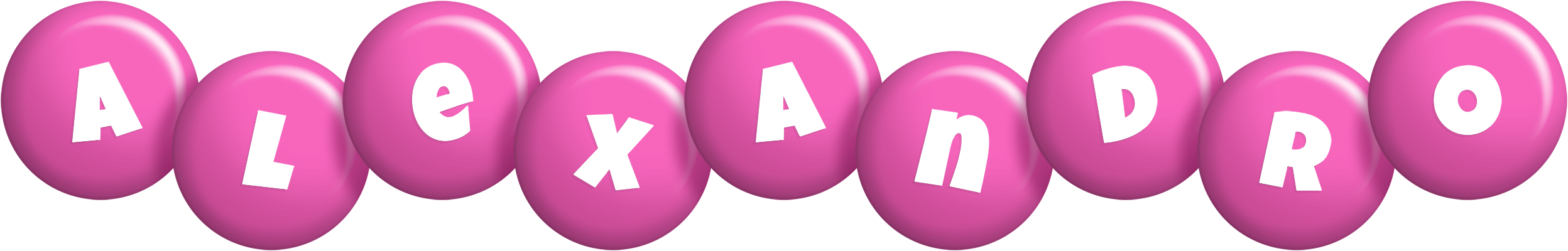 Alexandro candy-pink logo
