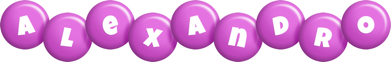 Alexandro candy-purple logo
