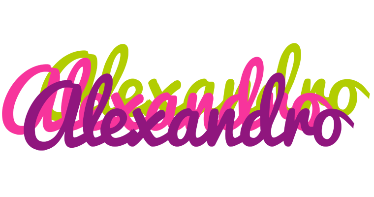 Alexandro flowers logo