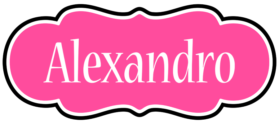 Alexandro invitation logo