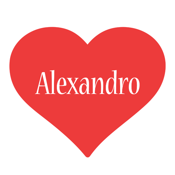 Alexandro love logo