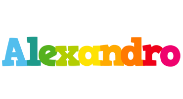 Alexandro rainbows logo