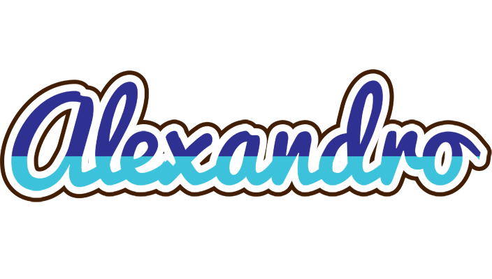 Alexandro raining logo